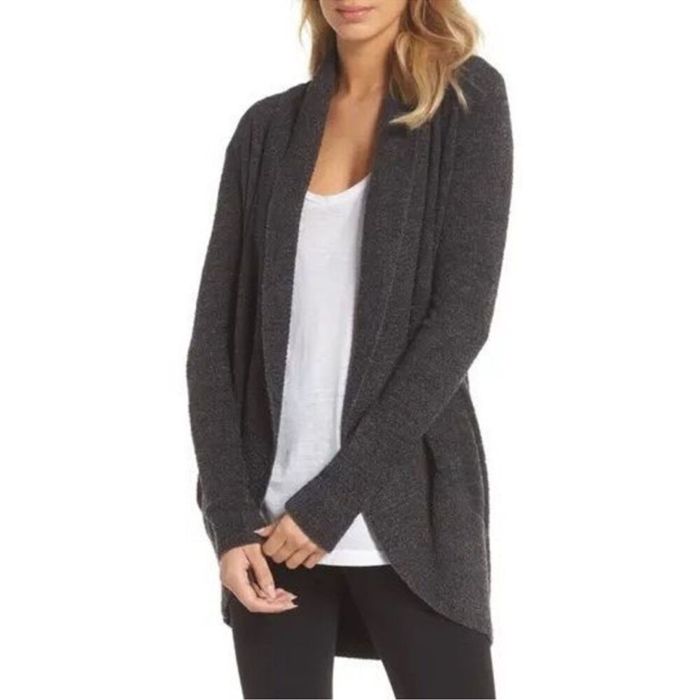 Barefoot Dream Cozy Chic Lite Cardigan Carbon/Black‎